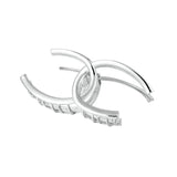Hair clip Double C Silver