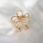 Haarklem Flower Small Goudkleurig