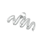 Haarklem Curl Zilverkleurig Metal