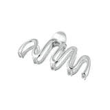 Haarklem Curl Zilverkleurig Metal