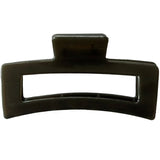 Hair Clip Shiny Straight XXL Dark Grey