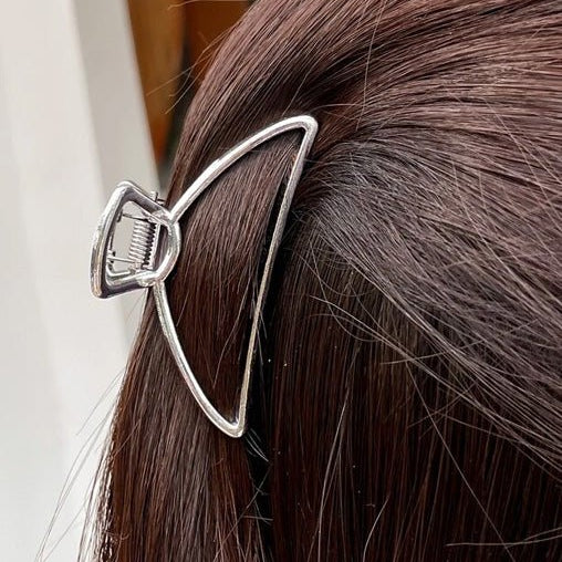 Haarklem Open Zilverkleurig