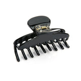 Hair Clip Fully Glossy Black