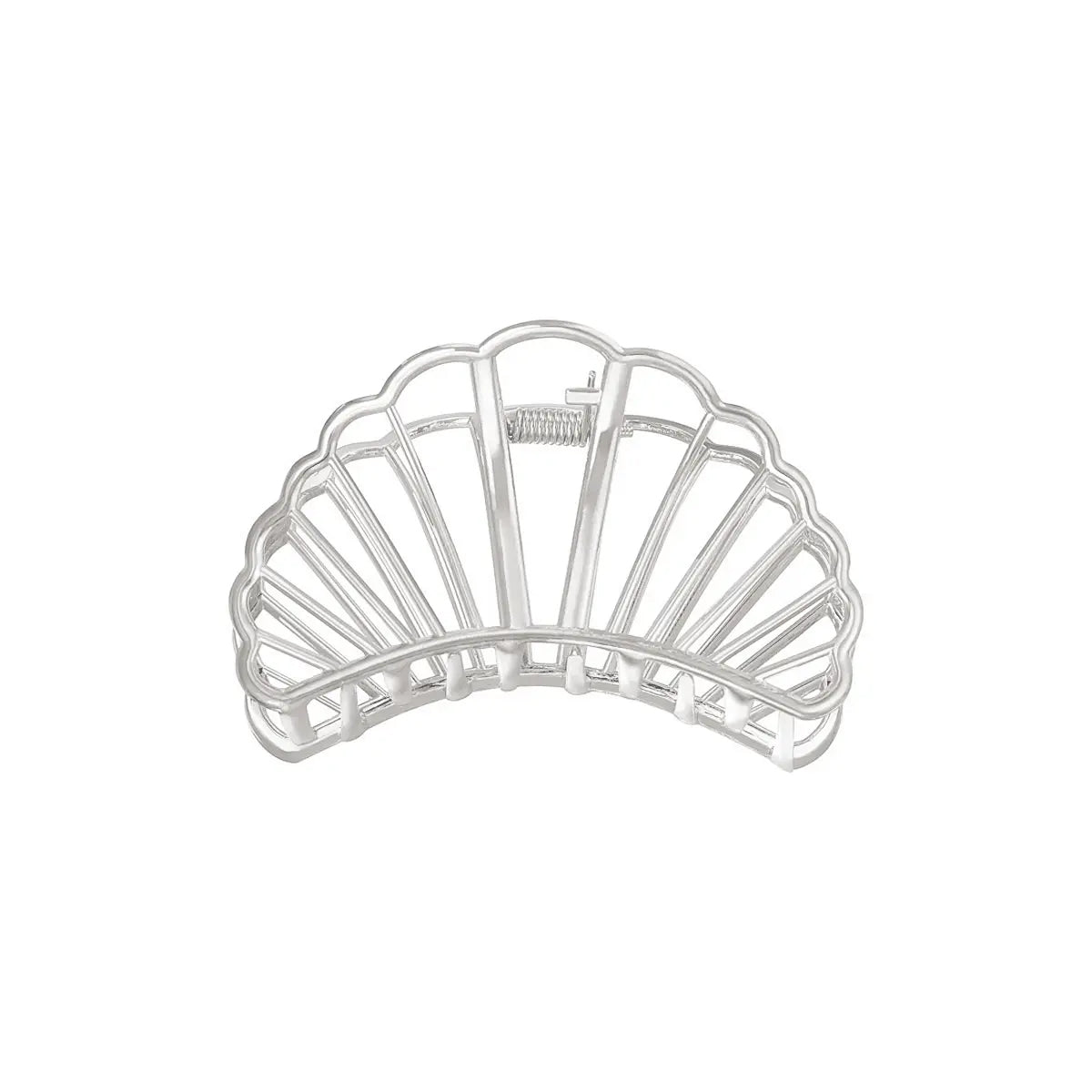 Haarklem Shell Zilverkleurig