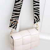 Bag Strap Zebra Beige Black