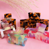 Hair clip Spotted Black &amp; Brown