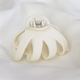 Hair clip Octopus Matte Creamy White