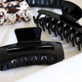 Hair Clip Fully Glossy Black