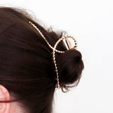Hair clip Golden Loop