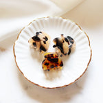 Haarklem Mini Spotted Beige & Black