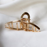 Haarklem Elegant Swirl Small Goudkleurig