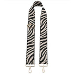 Bag Strap Zebra Beige Black