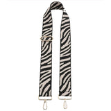 Bag Strap Zebra Beige Black